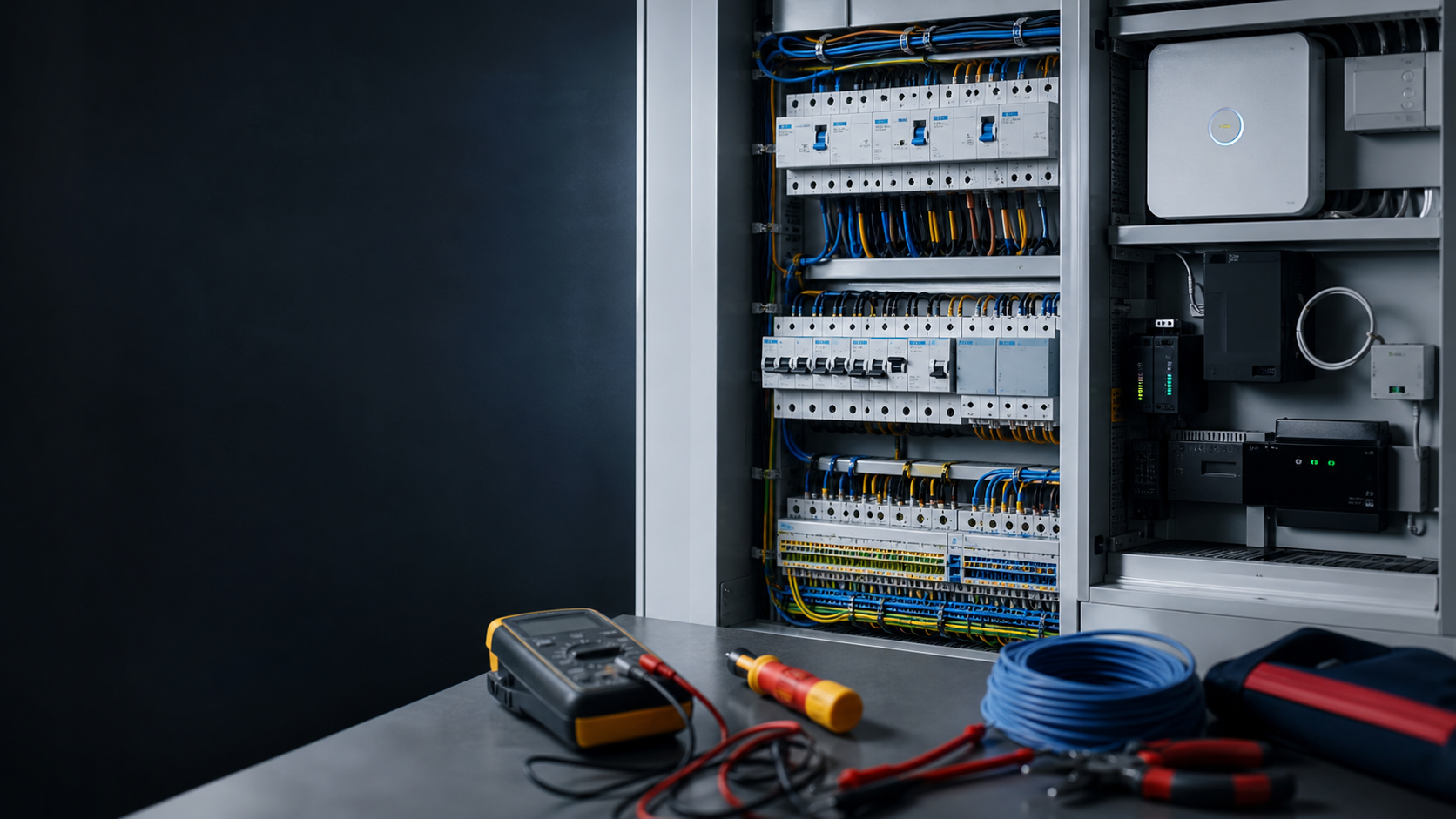 Moderní rozvaděče a technické řešení elektroinstalace
